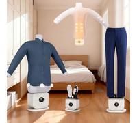 GBHJJ Macchina da Stiro Automatica da 1400 W, Macchina da Stiro, Tempo Temperatura Regolabili, Serbatoio per Aromaterapia Integrato, Asciugatura Rapida in 8 Minuti, per Camicie, Pantaloni, Scarpe