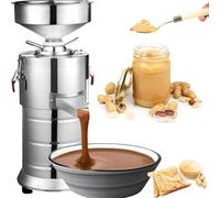 GBHJJ Macchina per Burro D'Arachidi Commerciale, Robot da Cucina con Meccanismo di Macinazione Elettrico da 1100 W, Potenza di 15 kg/H, 2850 Giri/Min, per Macinacaffè e Anacardi