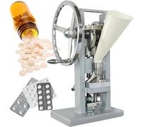 GBHJJ Macchina per Pressatura Manuale di Compresse Industriali, Pressa Punzonatura Manuale Compresse per Pillole da 12 Mm, 0-2000 Pezzi/Ora, per Compresse di Zucchero Dolce, Spessore 0-6 Mm