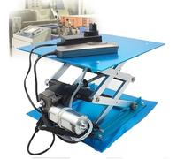 GBHJJ Piattaforma di Sollevamento Elettrica in Ossido di Alluminio, Sollevatore a Forbice da Laboratorio 250 X 250 Mm, Dispositivo Sollevamento da Laboratorio, Sollevamento 90-365 Mm, Carico 30Kg