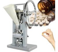GBHJJ Pressa per Compresse Manuale Industriale, Pressa per Compresse Manuale da 12 Mm, Spessore Regolabile da 0 A 6 Mm, da 0 a 2000 Pezzi/Ora, per Compresse di Zucchero Dolce