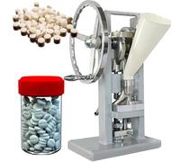 GBHJJ Pressa per Compresse Manuale, Pressa per Compresse Manuale da 12 Mm per Pillole, 0-2000 Pezzi/Ora, Macchina per Compresse [er Compresse di Zucchero Dolce, Spessore 0-6 Mm