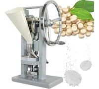 GBHJJ Pressa per compresse Manuale, pressa per compresse Manuale da 12 mm, Strumento Fai Te per Produzione Macchine, Spessore Regolabile da 0 a 6 mm, per Uso in Laboratorio, 2000 compresse/Ora
