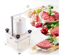 GBHJJ Pressa per Hamburger Professionale, Pressa per Hamburger, Macchina Manuale per Formatura di Hamburger PE, Grande Tramoggia da 1,5 kg, Pressa per Hamburger, Design Fisso da Tavolo