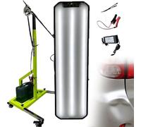 GBHJJ Strumenti per Riparazione Ammaccature Senza Vernice, Pannello Riflettente Portatile Rilevamento Riparazione Ammaccature Auto, con Supporto Regolabile 950 X 260 Mm,Green