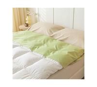 GBHMJU Sacco a pelo con fodera in cotone, lenzuolo da viaggio per hotel, sacco a compressione solida, ultraleggero, per adulti, portatile, per campeggio, viaggi d'affari (cammello, verde, 160 x 205 cm