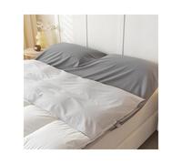 GBHMJU Sacco a pelo con fodera in cotone, lenzuolo da viaggio per hotel, sacco a compressione solida, ultraleggero, per adulti, portatile, per campeggio, viaggi d'affari (grigio-grigio, 180 x 205 cm
