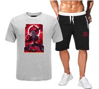 GBHUADFP Pigiama da Uomo Berse-rk，Pigiama da Notte，Set Pigiameria da Notte per Uomini e Ragazzi(Gray 3,S)