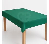 GBiancheria Mollettone Copritavolo in Feltro e PVC Antiscivolo Impermeabile Verde - Proteggi Tavolo Antimacchia Made in Italy, Morbido e Resistente, Vari Formati per Tavoli da Pranzo (140x100 cm)