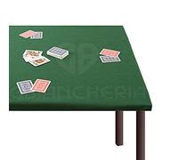 GBiancheria MOLLETTONE COPRITAVOLO SALVATAVOLO VERDE RETTANGOLARE ROTONDO QUADRATO MADE IN ITALY (Quadrato 135x135)