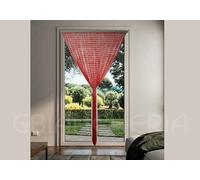GBiancheria Tenda a Perline in PVC Antimosche per Porta Finestra mis.100x220cm (Bordeaux)