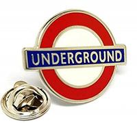 GBJUK Spilla smaltata con chiusura a farfalla sul retro, Metallo