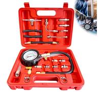 GBKDQQ 0-140 PSI tester per manometri, TU-114, tester per pressione del carburante, pompa di iniezione, tester di pressione per benzina, auto, camion, moto, strumento diagnostico, rilevamento della