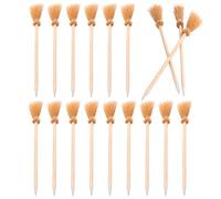 GBKDQQ 18 matite per scopa strega, matite in legno naturale, multifunzionale, perfetta per feste, regali, dettagli decorazione di Halloween