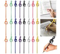 GBKDQQ 24 matite musicali per bambini, studenti, insegnanti, ufficio, materiale scolastico, disegno, scrittura, matita con gomma (colore casuale)