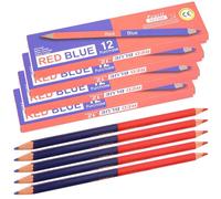 GBKDQQ Confezione da 48 matite colorate, matite colorate bicolore rosso e blu, speciale pennarello con doppia punta, matite colorate non cancellabili, possono essere utilizzate per plottare