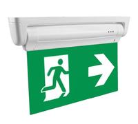 GBKDQQ Illuminazione di emergenza a LED: lampada di emergenza con batteria di emergenza fino a 3 ore, luce di uscita di emergenza, segnale di uscita di emergenza, con 4 pittogrammi di uscita di