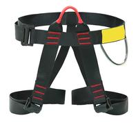 GBKDQQ Cintura da arrampicata: cintura di sicurezza per salvare il fuoco, alpinismo, mezzo corpo, attrezzatura da arrampicata per donne, uomini, bambini, colore nero