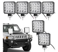 GBKDQQ LED Faro da Lavoro: 6PCS 12V 48W Luce di Lavoro, Faro Offroad, per Auto, SUV, Camion, Trattore (colore luce bianca)