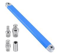 GBKDQQ Set di 5 prolunghe a cricchetto con 5 adattatori da 1/2", 1/4" e 3/8", prolunga per chiavi a rotella per meccanici universali e artigiani da garage