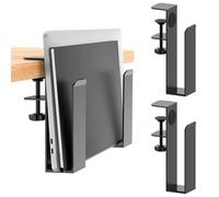 GBKDQQ Supporto da scrivania laterale regolabile per laptop, supporto per PC portatile, in metallo nero, 18 x 4,4 x 4,5 cm, 2 unità