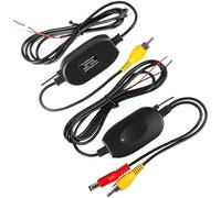 GBKDQQ Trasmettitore e ricevitore video wireless per auto, 2,4 G, telecamera di retromarcia, monitor senza fili, adattatore 2,4 GHz, ricevitore video RCA, trasmettitore per auto, parcheggio, monitor