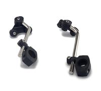 Gbloodst Staffa di montaggio per parabrezza, 22 mm, supporto fisso universale per parabrezza, parti per moto