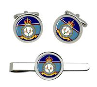 GBP 276 Wing Headquarters Gemelli RAF Confezione Set Gemelli E Fermacravatta