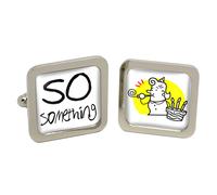 GBP Gemelli Per Camicia Quadrati 50 Something In Scatola Cromata