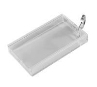 GBPLDMAQ Armadietto per Cellulare in Acrilico Trasparente, Mobile Storage Box con Blocco Password, Archiviazione per Telefoni Cellulari con Porta di Ricarica(12x20x2cm/5x8x1in)