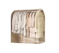 GBPLDMAQ Buste Copriabiti Trasparenti Grande, Sacchetti Vestiti Impermeabili, Custodie per Abiti con Cerniera per Abiti, Camicie, Giacche(60x50x120cm/24x20x47in)