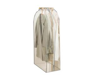 GBPLDMAQ Custodie per Abiti Grigio Completamente Trasparente Buste Copriabiti Trasparenti Copri Abiti da Armadio Impermeabile e Antipolvere(50x50x90cm/20x20x35in)