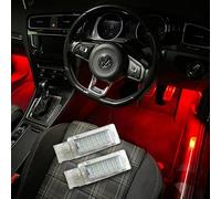 GBrite Luci interne vano piedi Golf MK5 MK6 MK7 7.5 LED VW rosso SMD OEM ricambio - 2 pezzi