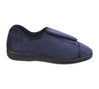 GBS Unisex Pantofole Larghe Med Walton 3E Con Chiusura Touch Navy