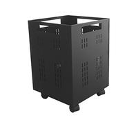 GBSHOP Cassetta portalegna con ruote (Piccola) Misure 37,5 x 37,5 x 55 h cm per 40 kg di legna circa