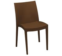 GBSHOP Sedia colorata impilabile da interno/esterno bar ristoranti giardino Venice