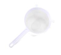 GBYUHAIJUN Setaccio Farina,Colino Acciaio Inox Maglia Fine 2 Pezzi di Plastica A Maglie Fini Colino for Farina con Manico tè E Succo Accessori da Cucina Retine Portatili(18cm Mesh Filter)