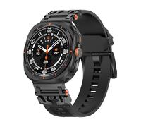 GBZHMCASE Cinturino di ricambio compatibile con il cinturino sportivo in silicone da uomo Galaxy Watch Ultra 2(Black)