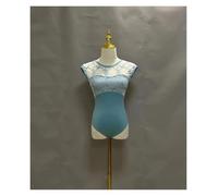 GBZIJIE Body Danza Classica Donna Elasticità Body da Danza Classica for Adulti, con Stampa Ricamata, for Allenamento, for, for Donne, for Squadra di e Ginnastica(D,L)