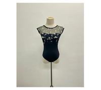 GBZIJIE Body Danza Classica Donna Elasticità Body da Danza Classica for Adulti, con Stampa Ricamata, for Allenamento, for, for Donne, for Squadra di e Ginnastica(A,M)