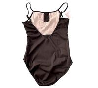 GBZIJIE Body Danza Classica Donna Elasticità Collant, Reggicalze, Ginnastica, Body da Danza Classica, Ballerine, Tute Allenamento for a Cavallo Alto, in Un Unico Pezzo(L,Smail)