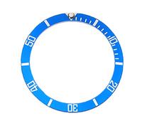 GBZIJIE Orologi Bezel Coperchio,Ghiera Orologio 38mm plastica orologio in scala inserto esterno ad anello ricambio da polso strumenti di riparazione kit cornice orologi custodia 4 colori(Blue)