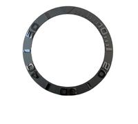 GBZIJIE Orologi Bezel Coperchio,Ghiera Orologio Anello della lunetta dell'orologio 38 * 30,6 mm Nero Rosso Blu Verde Marrone Oro Calibrazione esterna(NO.18)