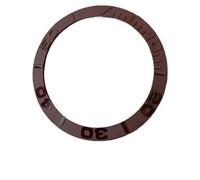 GBZIJIE Orologi Bezel Coperchio,Ghiera Orologio Anello della lunetta dell'orologio 38 * 30,6 mm Nero Rosso Blu Verde Marrone Oro Calibrazione esterna(NO.23)