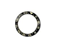 GBZIJIE Orologi Bezel Coperchio,Ghiera Orologio Anello della lunetta dell'orologio 38 * 30,6 mm Nero Rosso Blu Verde Marrone Oro Calibrazione esterna(NO.10)