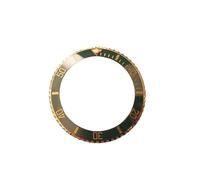 GBZIJIE Orologi Bezel Coperchio,Ghiera Orologio Lunetta girevole unidirezionale in acciaio inossidabile 316L con inserto in ceramica for cassa dell'orologio da 40 mm(Bezel And Ring 2)