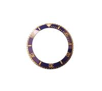 GBZIJIE Orologi Bezel Coperchio,Ghiera Orologio Lunetta girevole unidirezionale in acciaio inossidabile 316L con inserto in ceramica for cassa dell'orologio da 40 mm(Bezel And Ring 3)