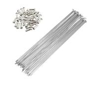 GBZIJIE Raggi di Ruota per Bicicletta Inox 10 Pezzi Bici da Strada 27,5 Pollici 700C Ruote Mountain Bike Ciclo Raggi for Bicicletta in Acciaio Inox nippli(286MM)