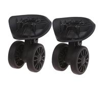 GBZIJIE Ruote Trolley Ricambio Leggero 2 paia di ruote for trolley A09 A57, silenziose girevoli sinistra e destra, fai da te, parti ricambio valigie(Orange)