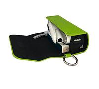 GC [8 colori] Custodia originale Etui compatibile con IQOS 3 Duo Tasca tascabile per portafogli Caricabatterie tascabile Set di spazzole Custodia protettiva, Verde Fluo